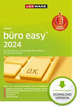 Lexware Büro Easy 2024 - Abo-Vertrag, ESD 