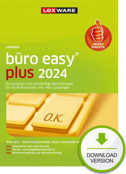 Lexware Büro Easy Plus 2024, ESD Jahresversion (365-Tage)