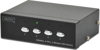 Digitus VGA Switch 4 PCs, 1 Monitor 