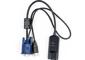 Vertiv Avocent MPUIQ-VMCHS Tastatur/Video/Maus (KVM)-Kabel Schwarz, Blau