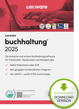 Lexware Buchhaltung 2025 - Abo-Vertrag, ESD 