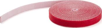 7,6m x 19mm StarTech.com Klettbandrolle Rot 