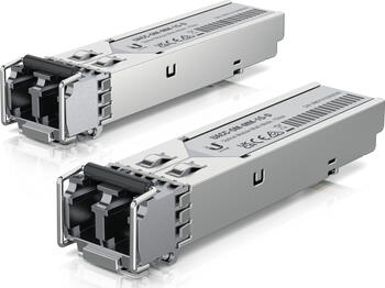 Ubiquiti UniFi UACC Gigabit LAN-Transceiver, LC-Duplex MM 550m, SFP, 2er-Pack