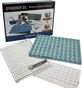 Synergy 21 Widerstandssortiment E12 SMD 1206 1% SET 