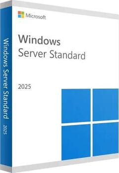 Microsoft Windows Server 2025 Standard, ROK, 16 Cores, deutsch, inkl. COA und DVD