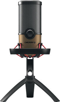 CHERRY UM 9.0 PRO RGB Schwarz, Kupfer Tischmikrofon 