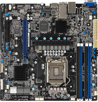 ASUS P12R-M/10G-2T Intel C252 LGA 1200 (Socket H5) micro ATX 