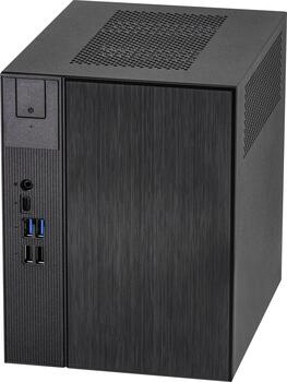 ASRock DeskMeet B660, Intel 1700, 4x DDR4 DIMM, Barebone 3x SATA 6Gb/s, 1x M.2/M-Key, 80PLUS Bronze, Deep Mini-ITX