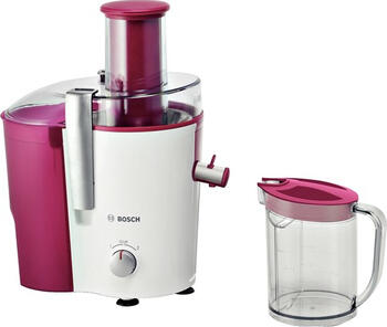 Bosch MES 25C0 Entsafter VitaJuice 2, Weiß/Pink700 W 