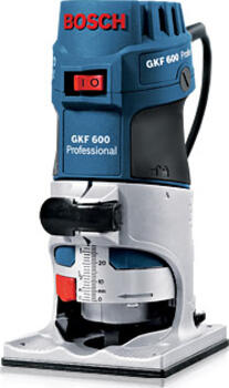 Bosch Professional GKF 600 Elektro-Kantenfräse 600W 