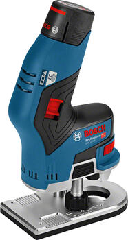 Bosch Professional GKF 12V-8 Akku-Kantenfräse inkl. L-Boxx + 2 Akkus 3.0Ah