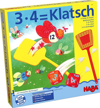 Haba 3 x 4 = Klatsch, 2 bis 6 Spieler, ab 8 Jahren 