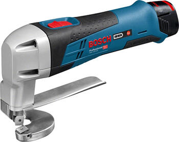 Bosch Professional GSC 12V-13 Akku-Schere inkl. L-Boxx, Ladegerät GAL1230CV, 2 Akkus 2.0Ah