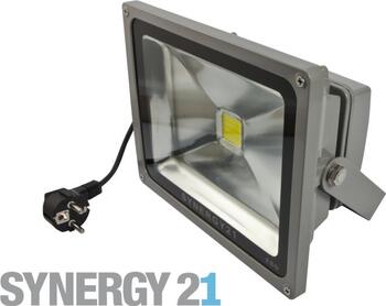 Synergy 21 LED Spot Außen-Flutlichtstrahler 50W 4500lm schwarz - gelb V2