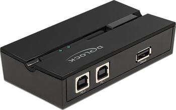 DeLOCK USB 2.0 Switch für 2 PC an 1 Gerät