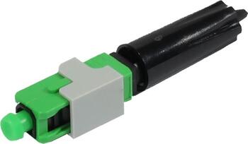 LWL-FTTH-Kabel, zbh. Feldkonfektionierbarer Stecker, SC(APC) für 0,9mm SM 9/125u Kabel, 10-Pack, Synergy 21,