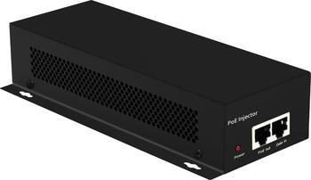 ALLNET PoE Injektor MultiGigabit &bull PoE bt 90W &bull 1G/2.5G/5G/10G PoE & PoE bt (15,4W/30W/60W/90W) &bull Metallgehäuse &bull Wandmontage &bull ALL-PI103MG-BT90-10G