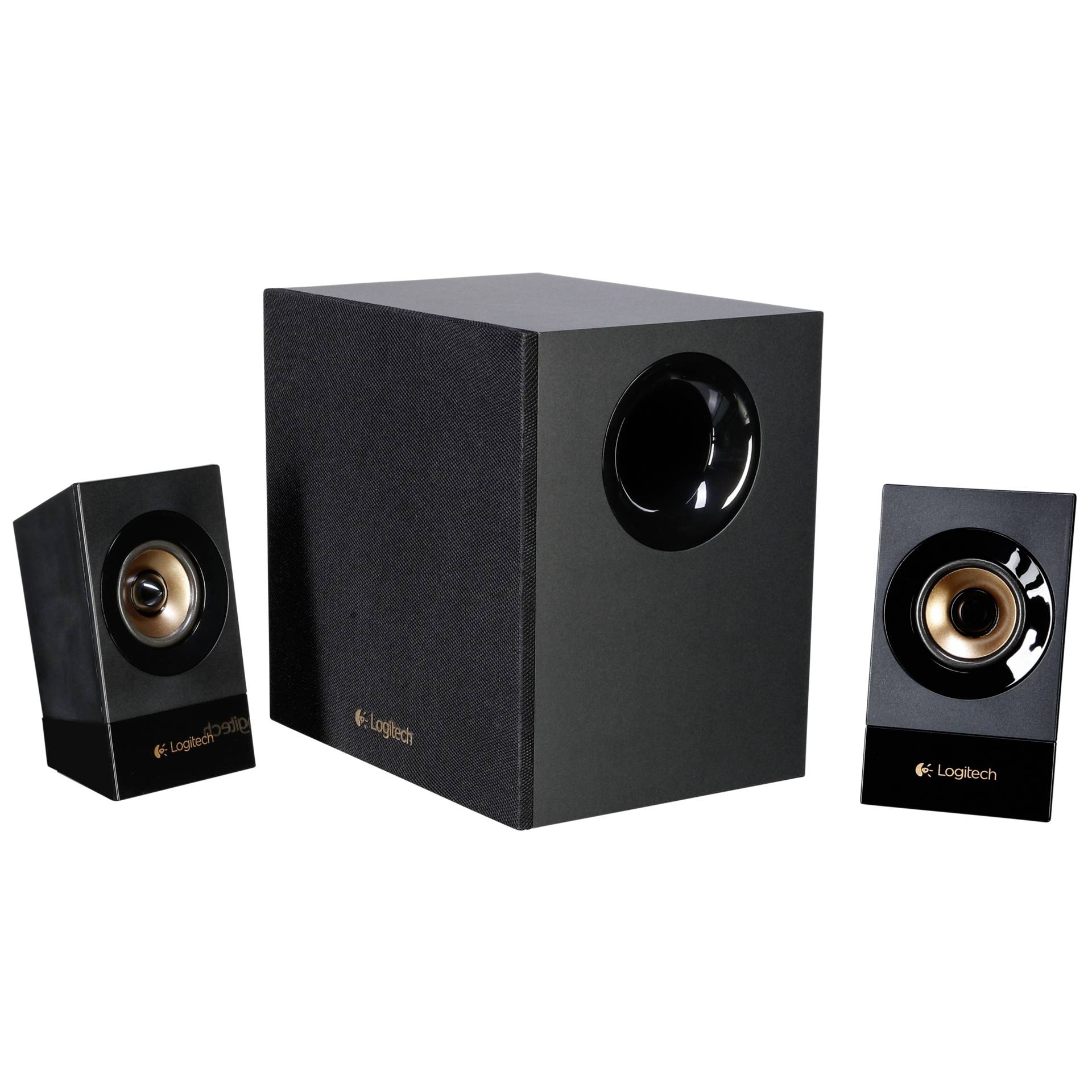 Logitech Z533 schwarz, 2.1 System Lautsprecher 2x Satellit (15W), 1x Subwoofer (30W)