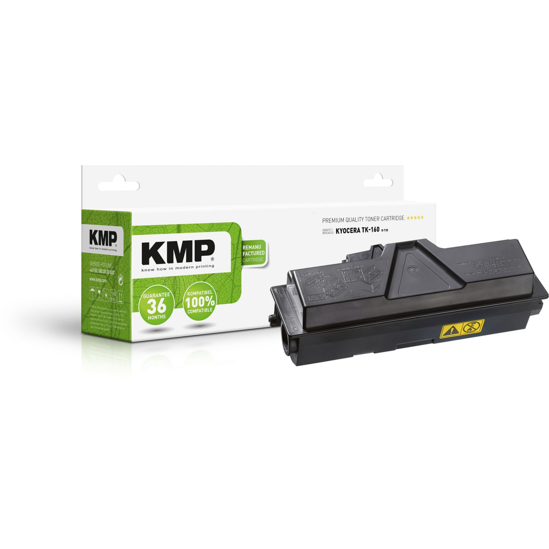 KMP K-T30 Toner schwarz kompatibel mit Kyocera TK-160