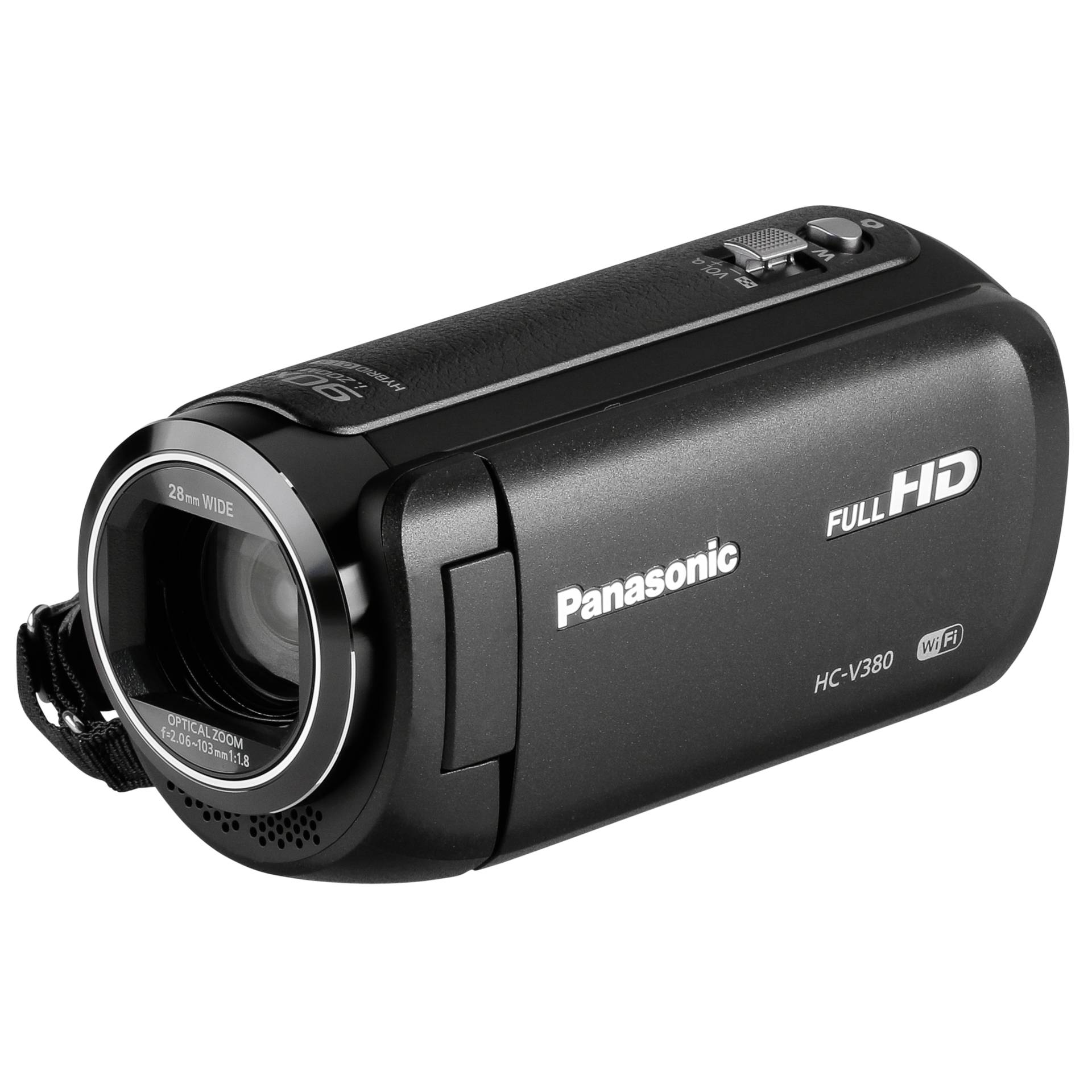 Panasonic HC-V380EG-K Camcorder Handkamerarekorder 2,51 MP MOS BSI Full HD Schwarz