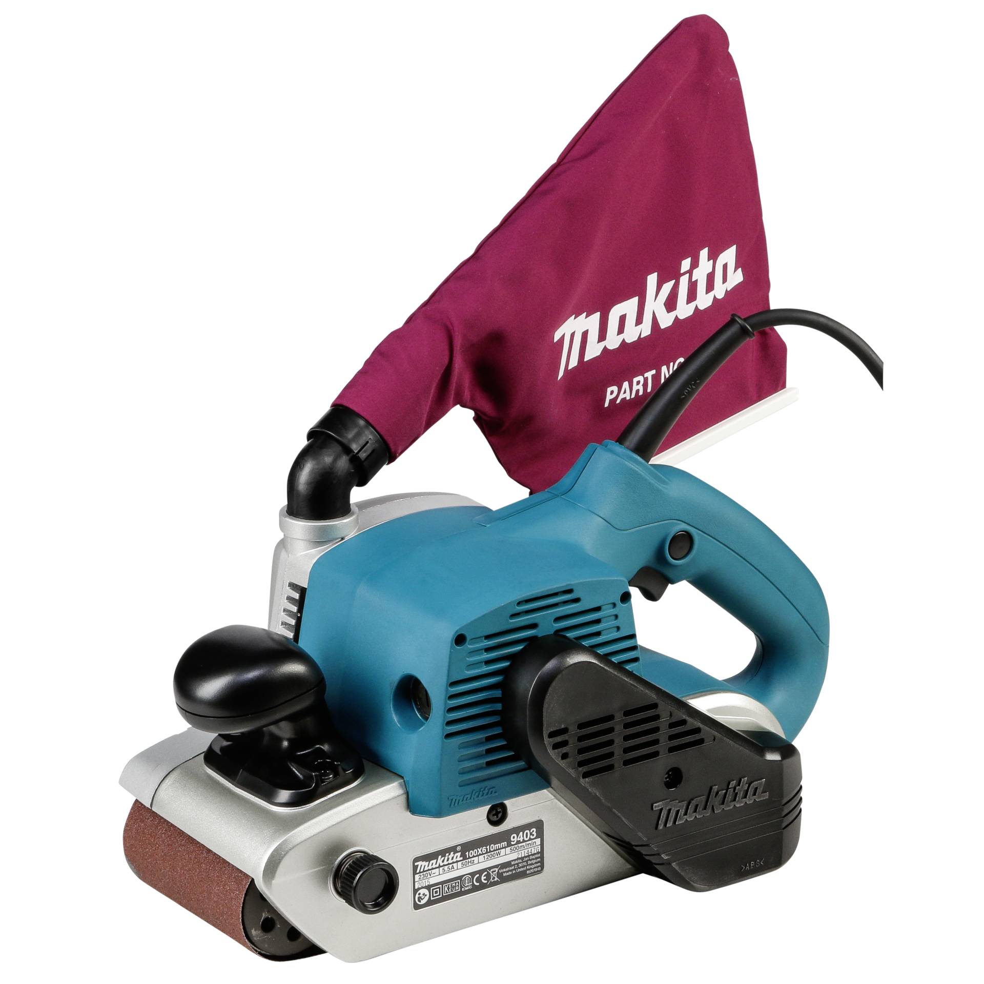 Makita 9403J Tragbares Schleifgerät Bandschleifmaschine