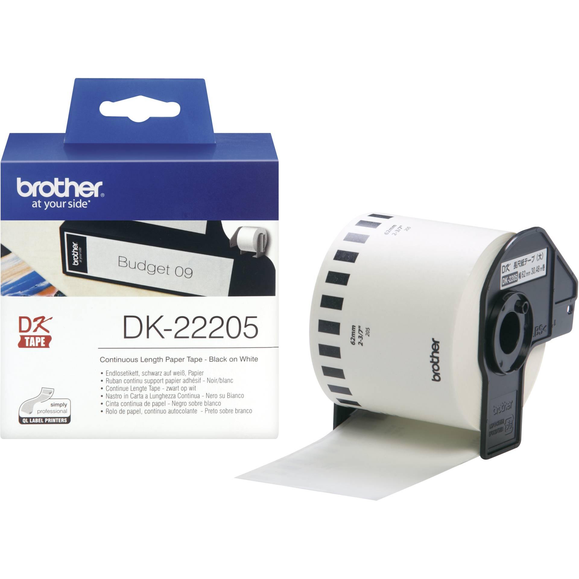 Brother DK-22205 Endlosetiketten 