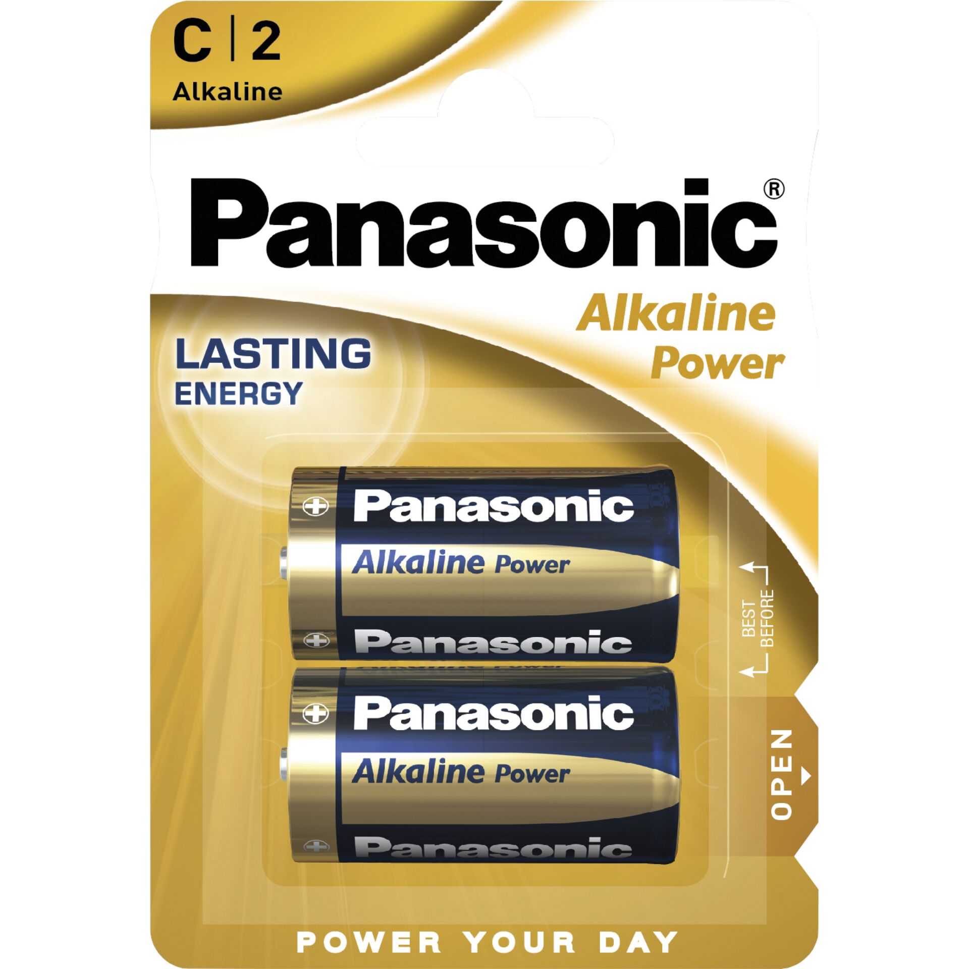 Panasonic Alkaline Power Baby C, 2er-Pack 