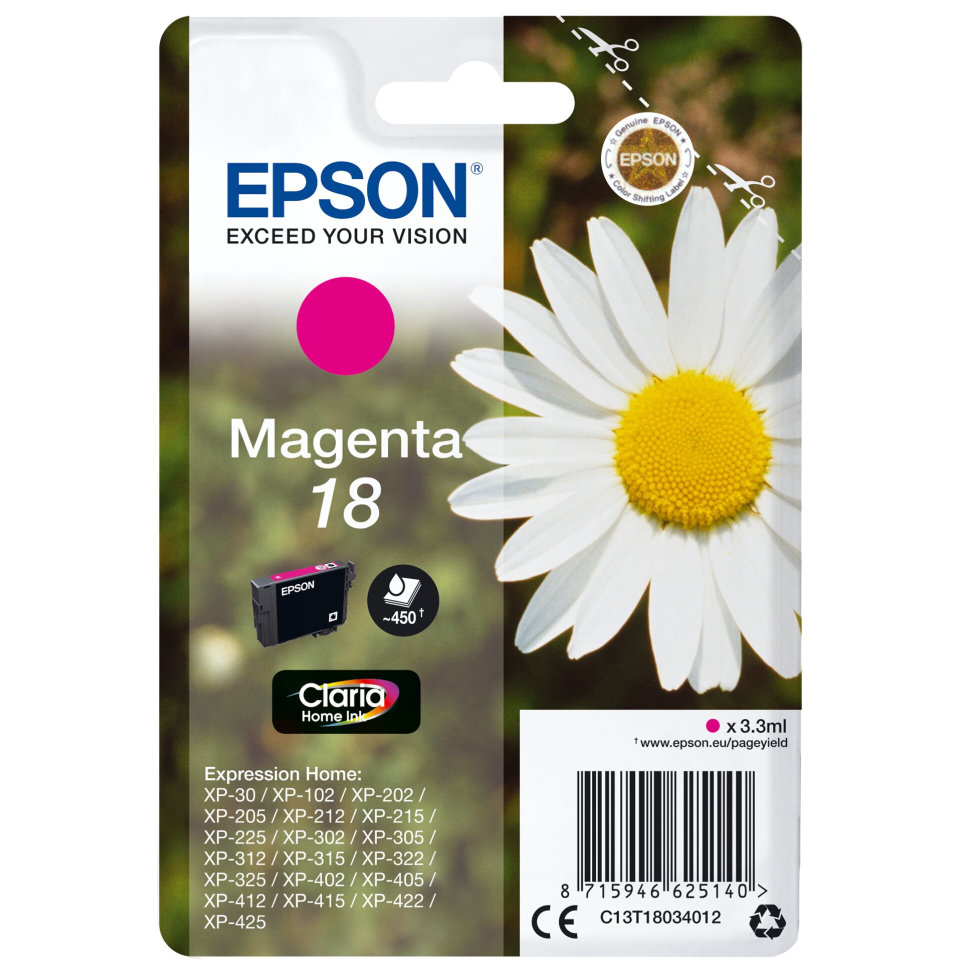 Epson Tinte 18 magenta 