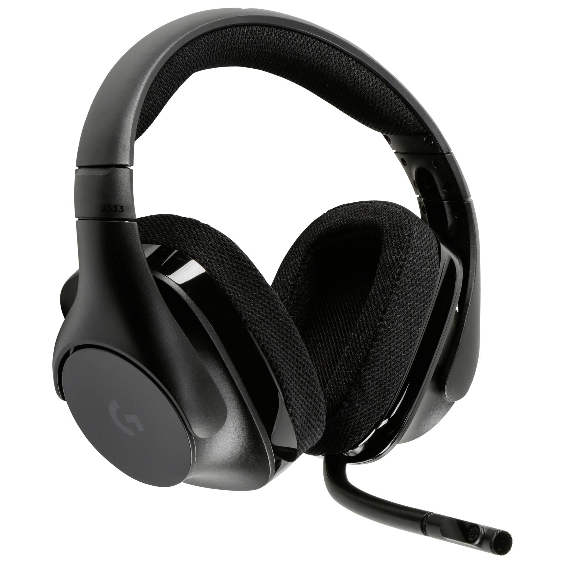 Logitech G533, 7.1 USB schwarz, Wireless Gaming Headset, Kopfhörer Over-Ear