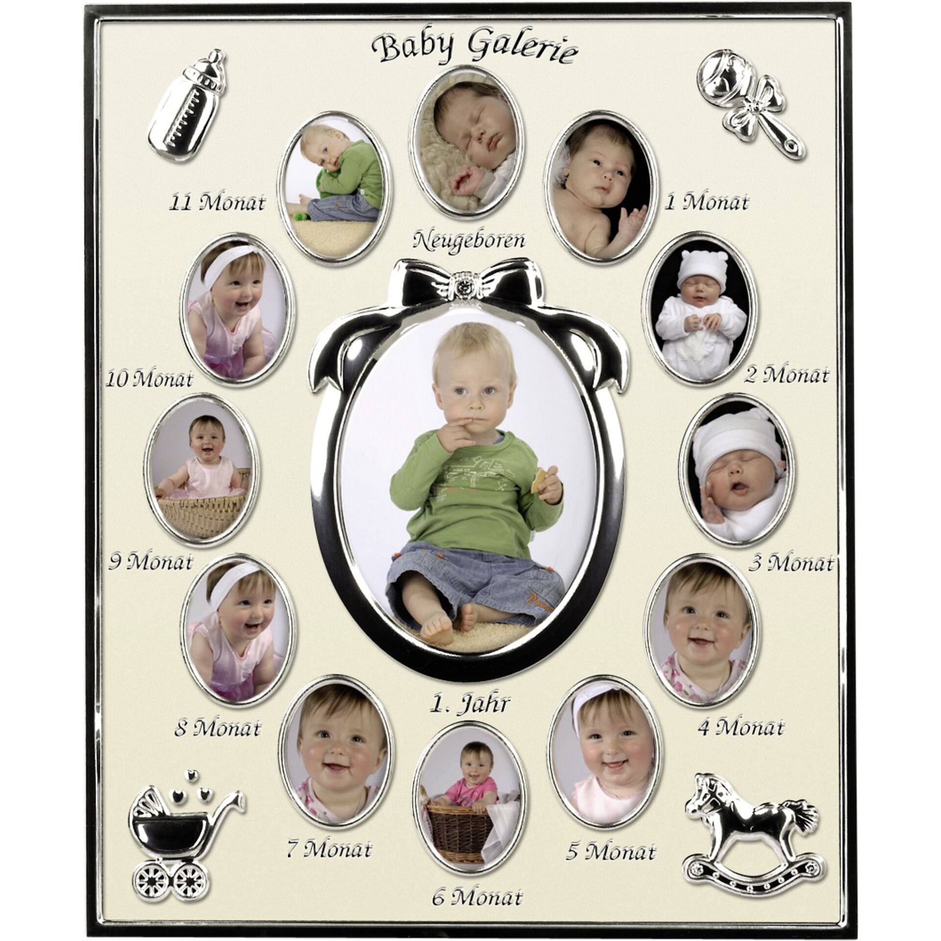 Hama Baby Gallery Multi-Bilderrahmen Champagner