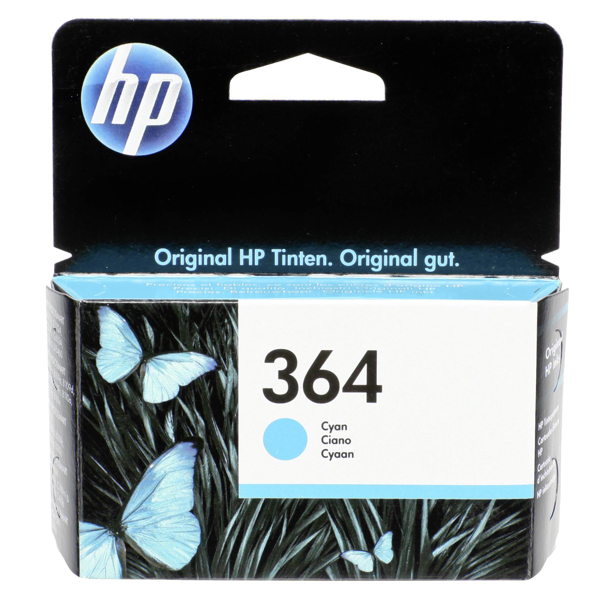 HP Original Druckpatrone Tinte Nr 364 cyan 