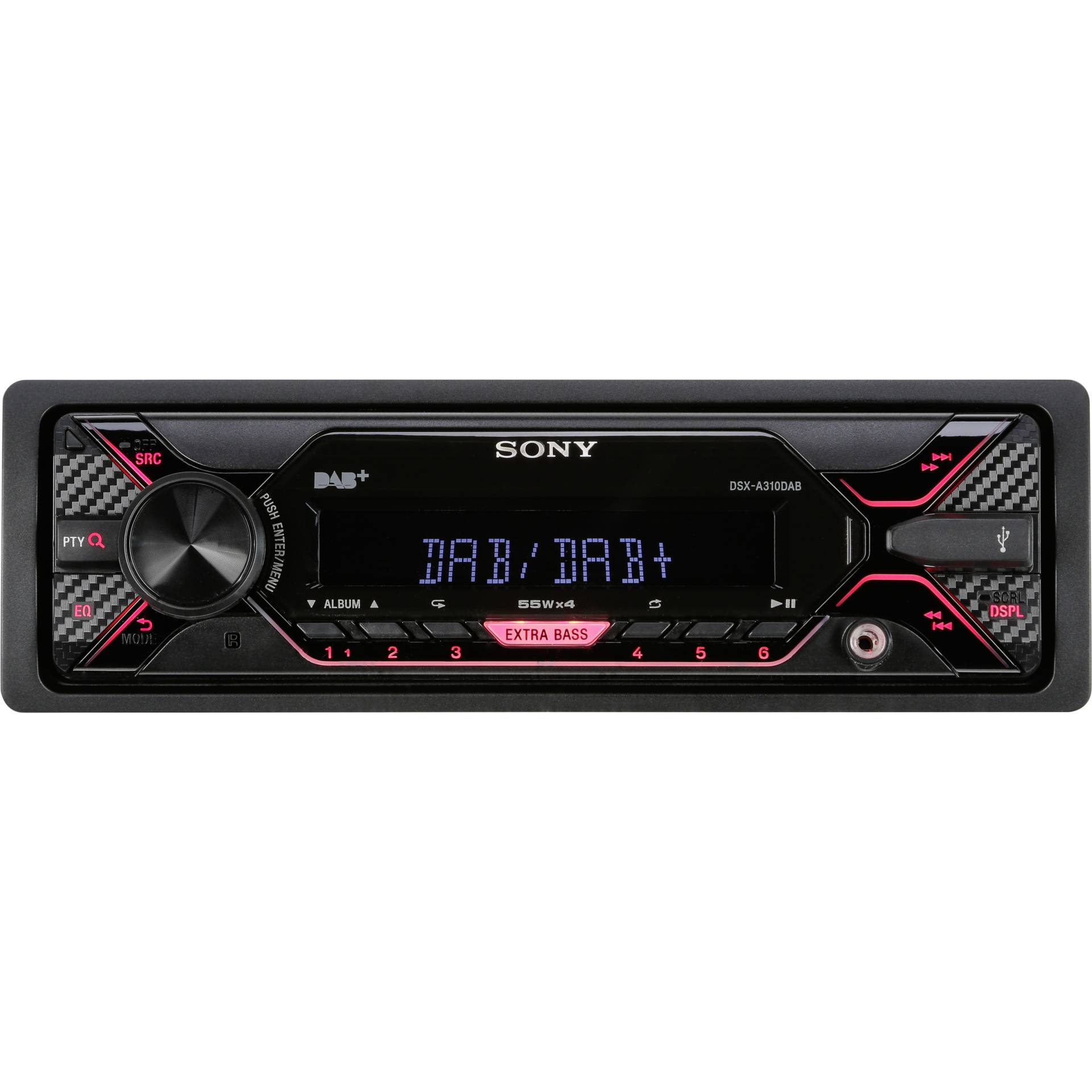 Sony DSX-A310DAB DAB+, 4x 20W RMS, Autoradio 