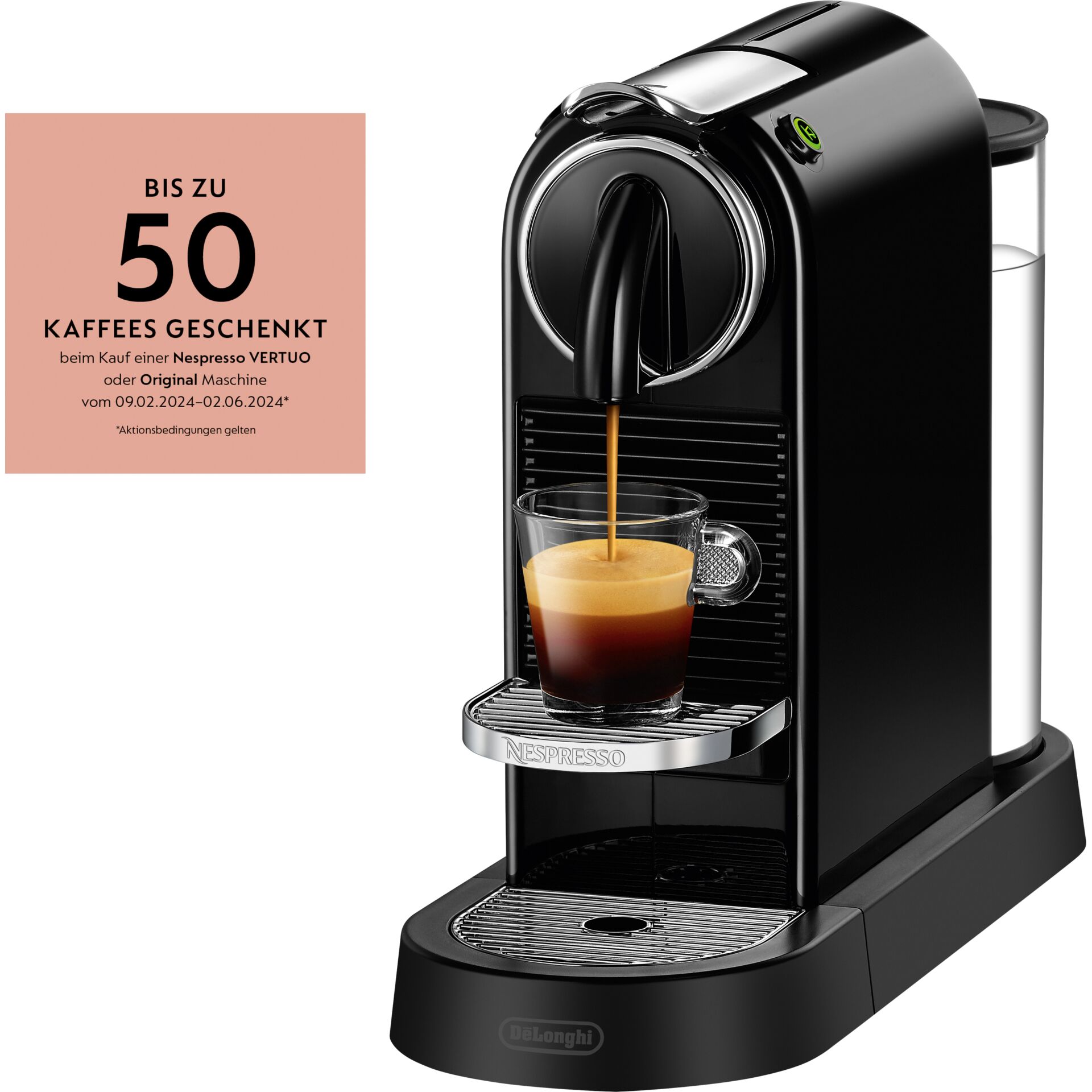 DeLonghi EN 167 B Nespresso Citiz