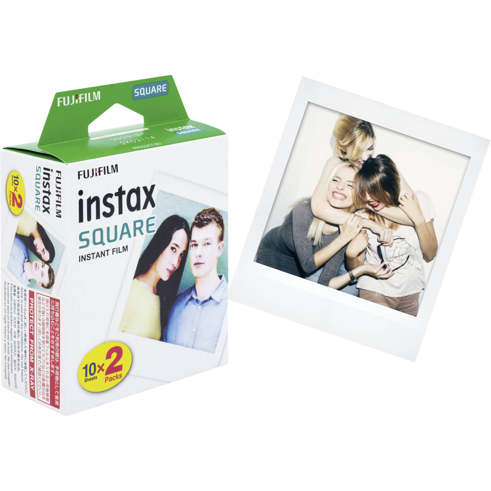 Fujifilm Instax Square Sofortbildfilm 20 Stück(e) 62 x 62 mm