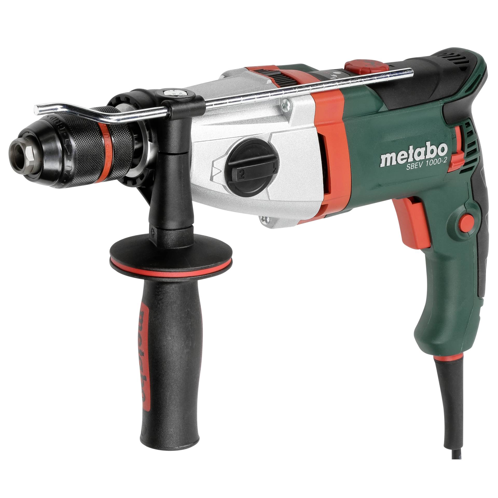 Metabo SBEV 1000-2 2800 RPM Ohne Schlüssel 2,7 kg Schwarz, Grün, Silber