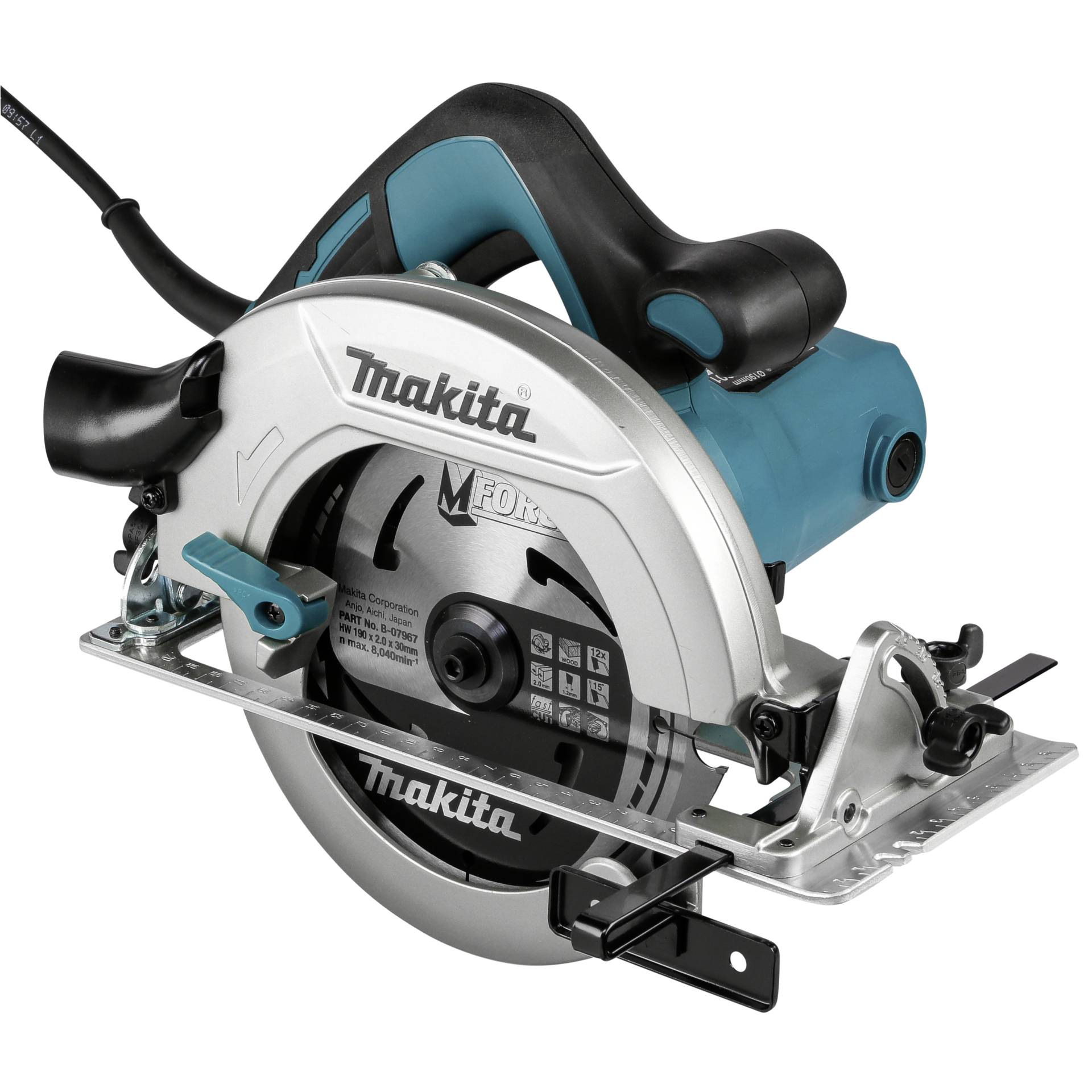 Makita HS7601J Elektro-Handkreissäge inkl. MAKPAC 