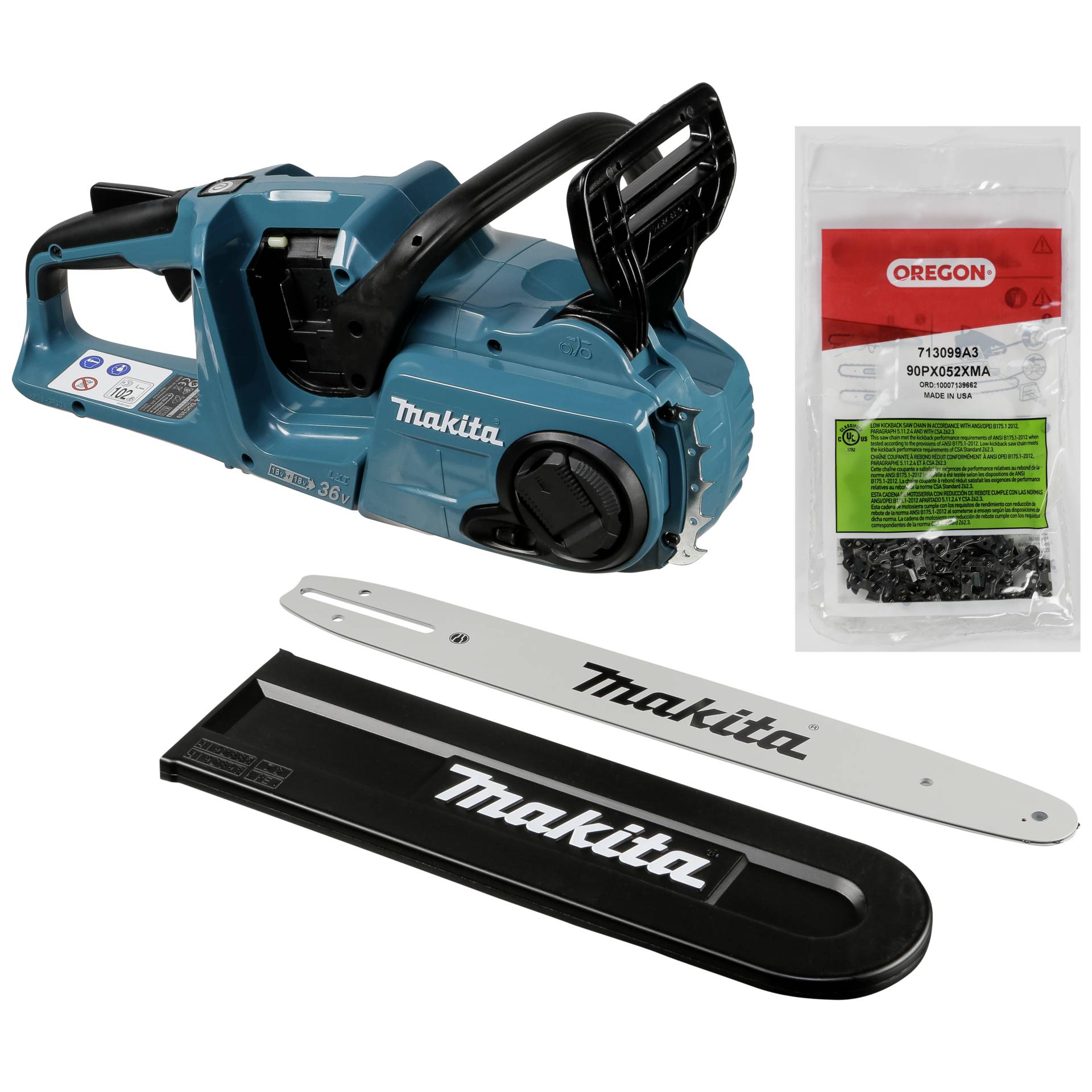 Makita DUC353Z Motorsäge Schwarz, Blau