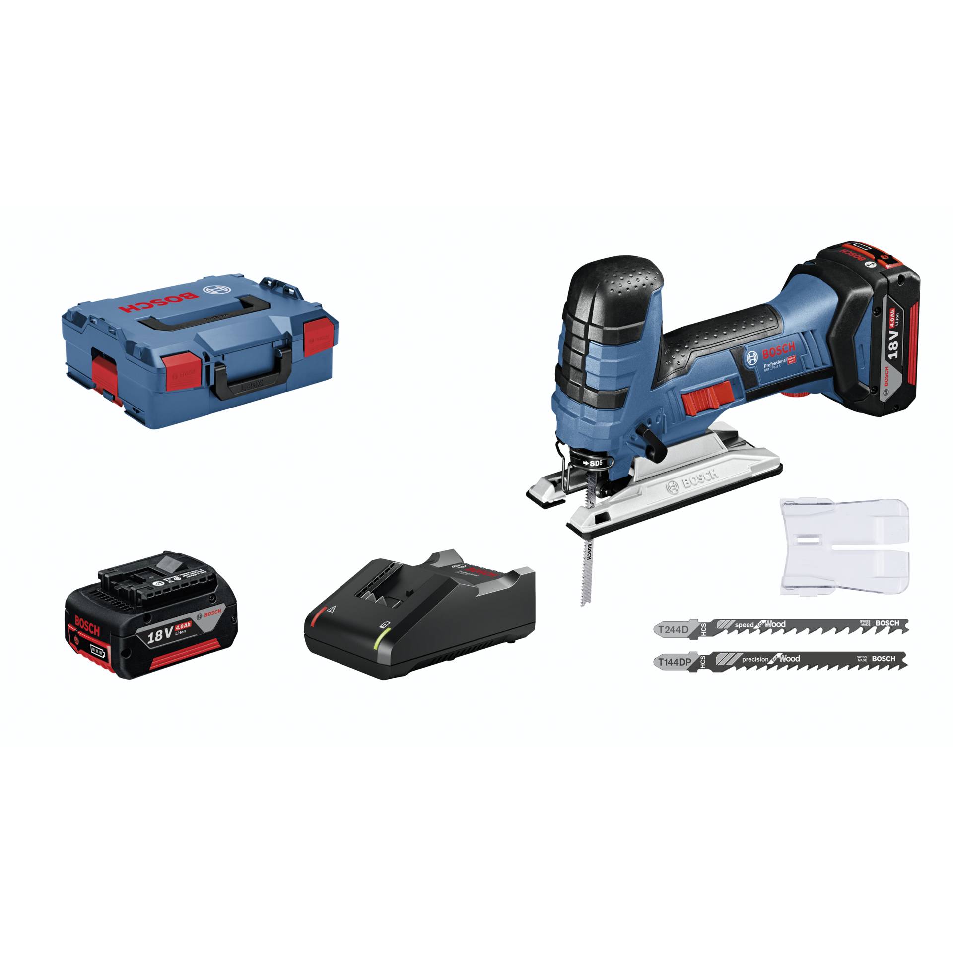 Bosch GST 18V-LI S Akku-Stichsäge L-BOXX