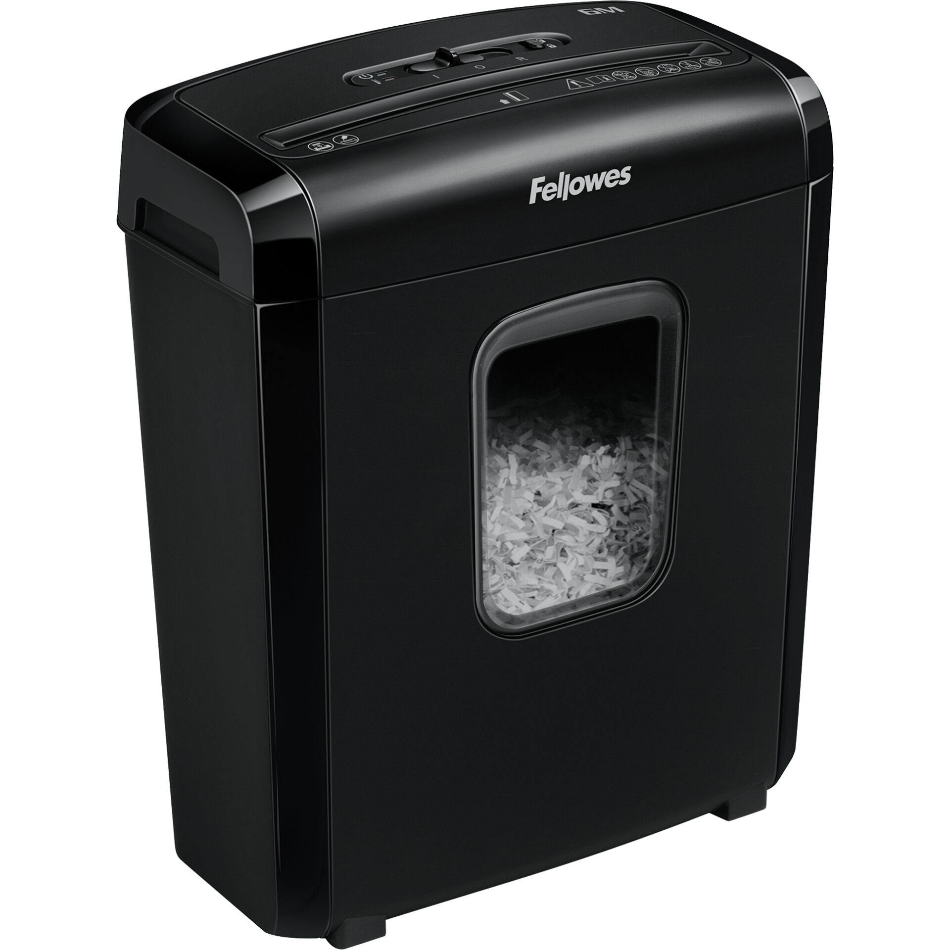 Fellowes Powershred 6M, DIN 66399, Aktenvernichter für Papier, Plastikkarten