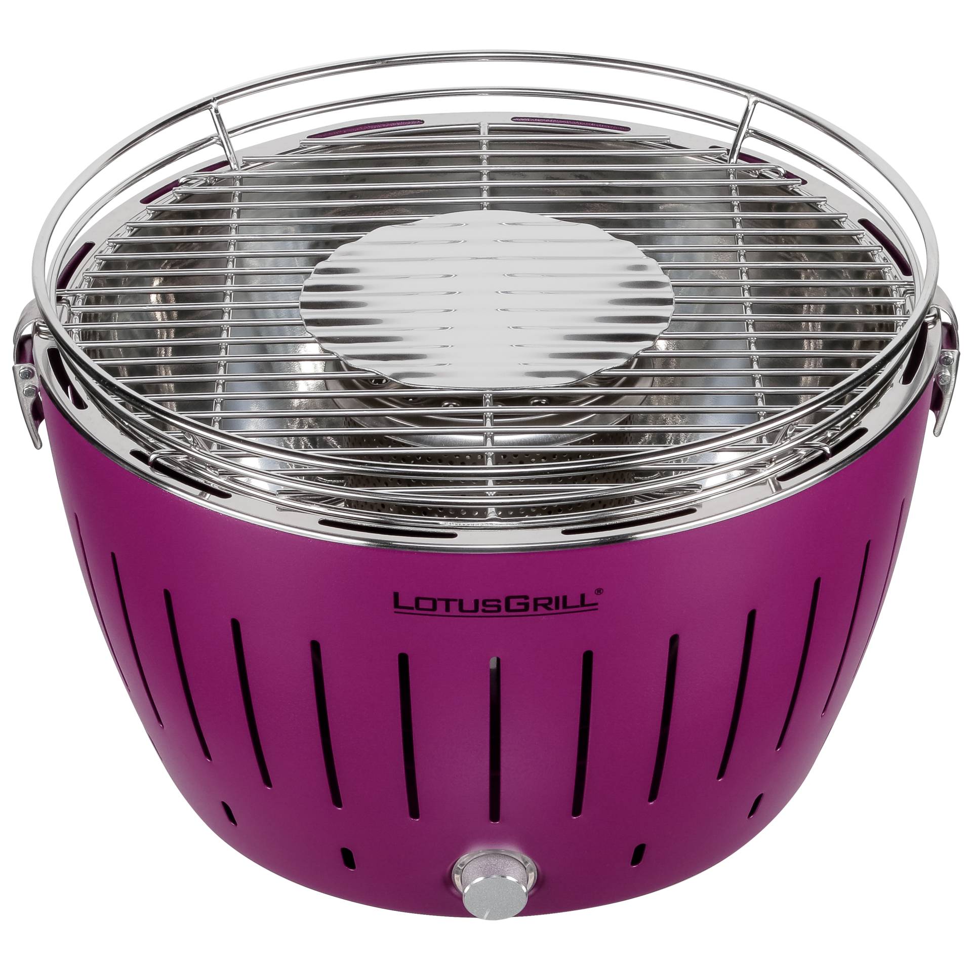 LotusGrill G34 U PU Barbecue & Grill Kessel Holzkohle Violett