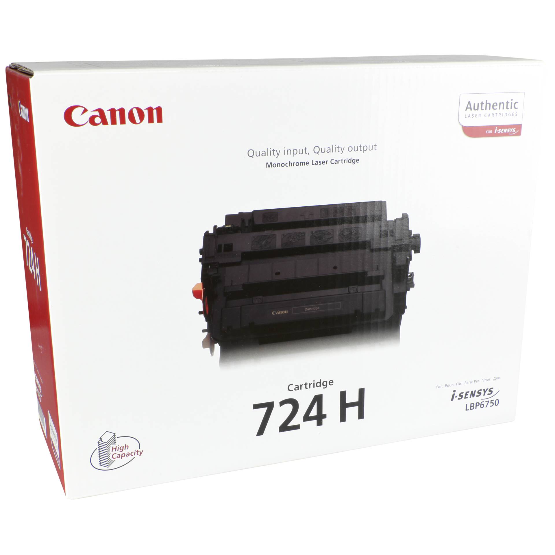 Canon Toner CRG-724H schwarz hohe Kapazität 