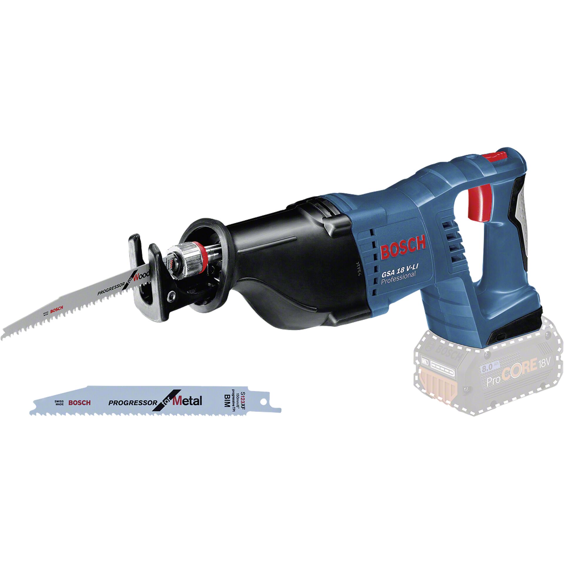 Bosch 0 601 64J 000 Säbelsäge 2700 SPM Schwarz, Blau, Rot, Silber