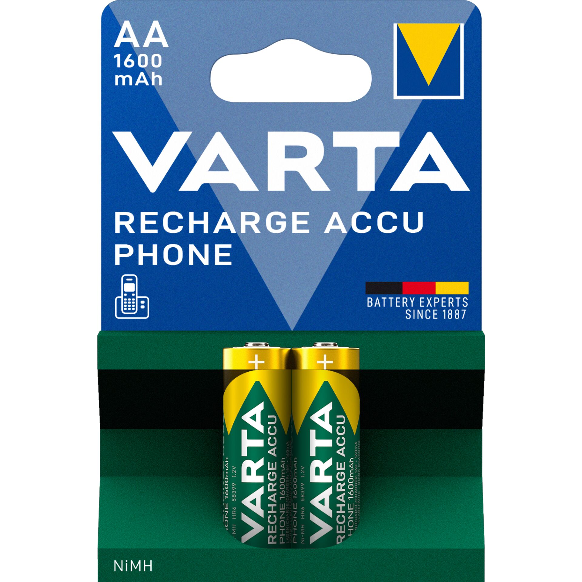 Varta PhonePower T399, NiMH, 1700mAh, 1.2V, 2er-Pack 