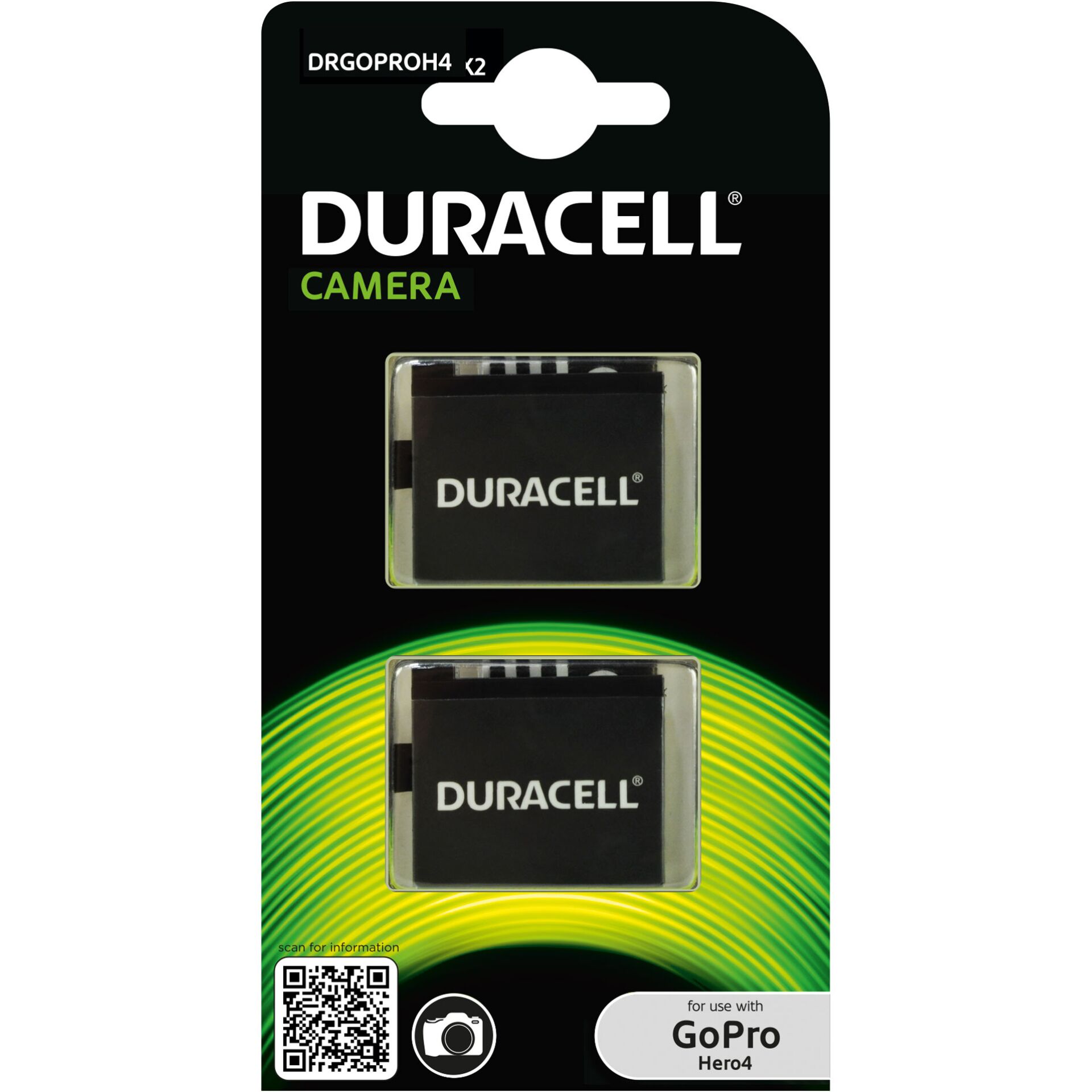 Duracell DRGOPROH4-X2 Kamera-/Camcorder-Akku Lithium-Ion (Li-Ion) 1160 mAh