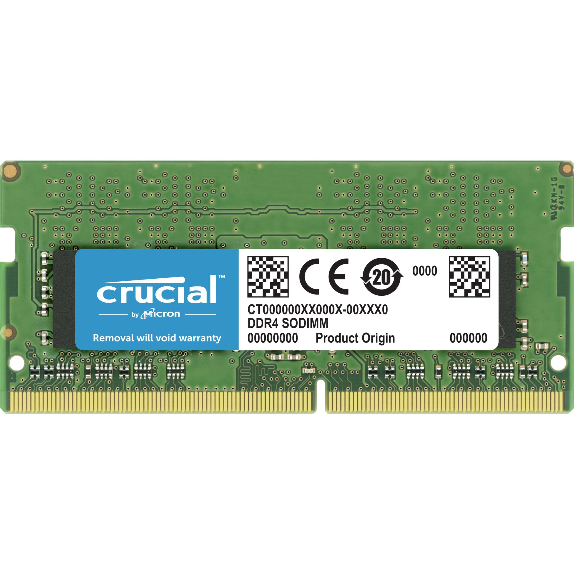 DDR4RAM 32GB DDR4-3200 Crucial SO-DIMM,  CL22-22-22 