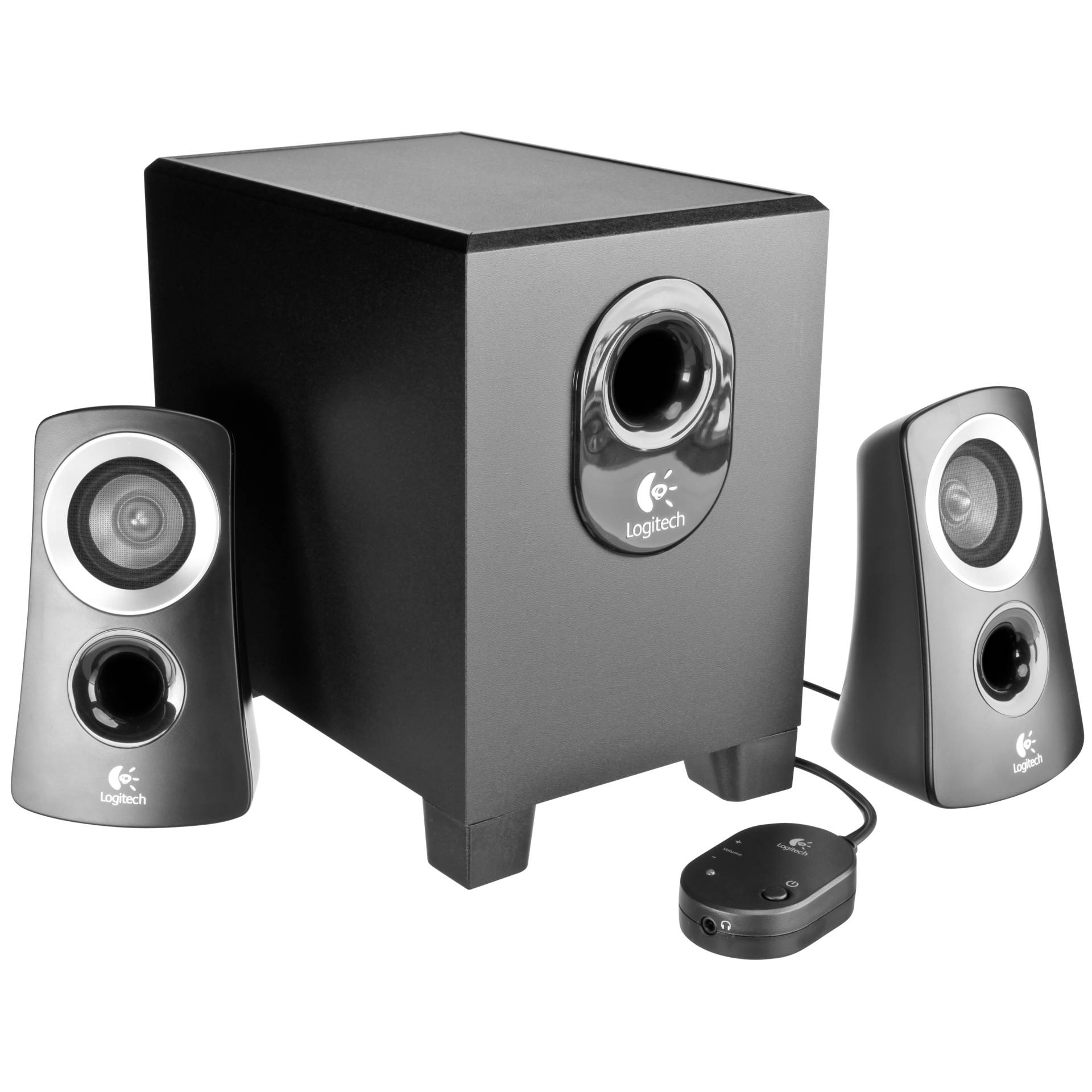 Logitech Z313,  2.1 Lautsprecher 25W RMS schwarz 