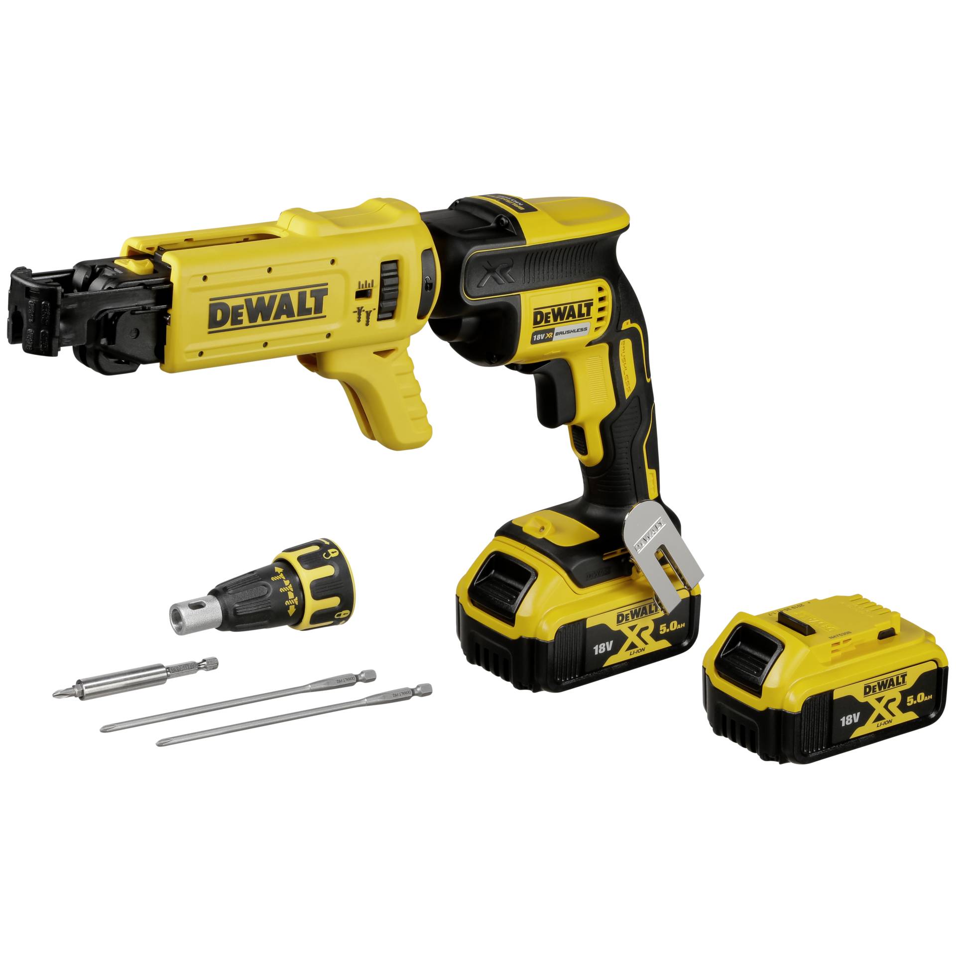 DeWalt DCF620P2K Akku-Trockenbauschrauber inkl. Koffer + 2 Akkus 5.0Ah