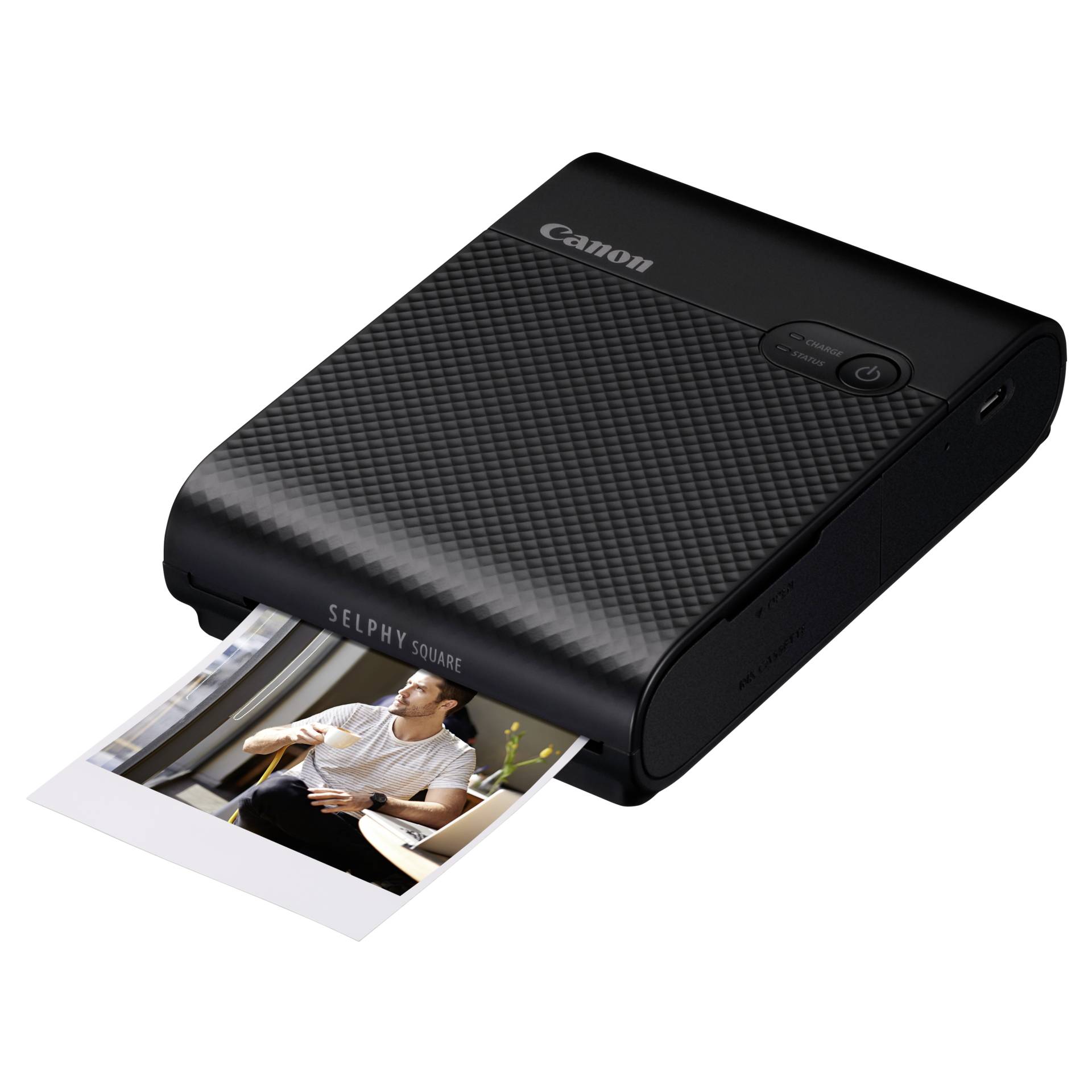 Canon SELPHY SQUARE QX10 mobiler WLAN-Farbfotodrucker, Schwarz