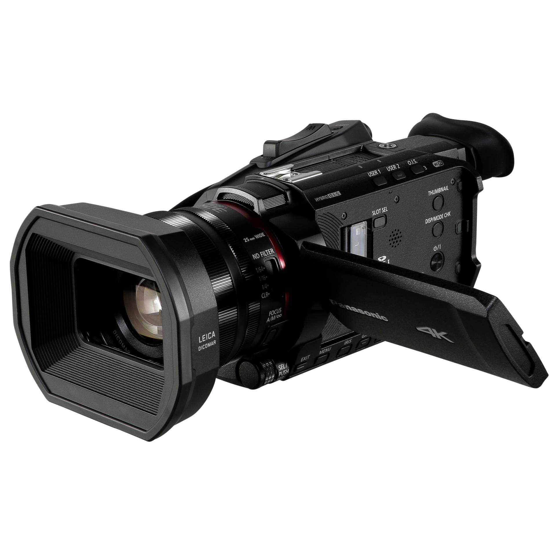 Panasonic HC-X1500E Camcorder Handkamerarekorder 8,29 MP MOS 4K Ultra HD Schwarz