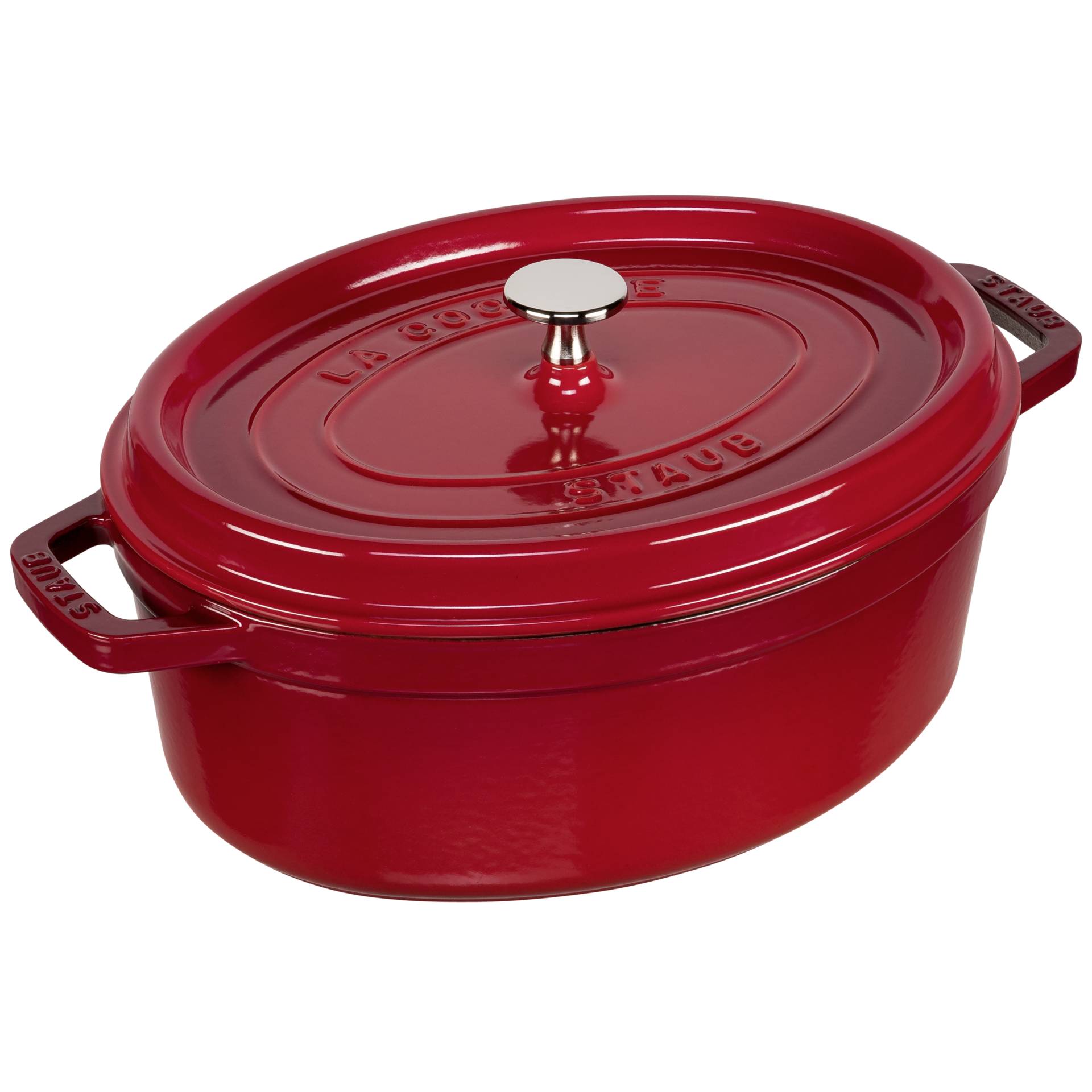 Staub La Cocotte 29cm oval, Kirsch-rot, Gusseisen